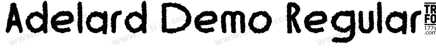 Adelard Demo Regular字体转换